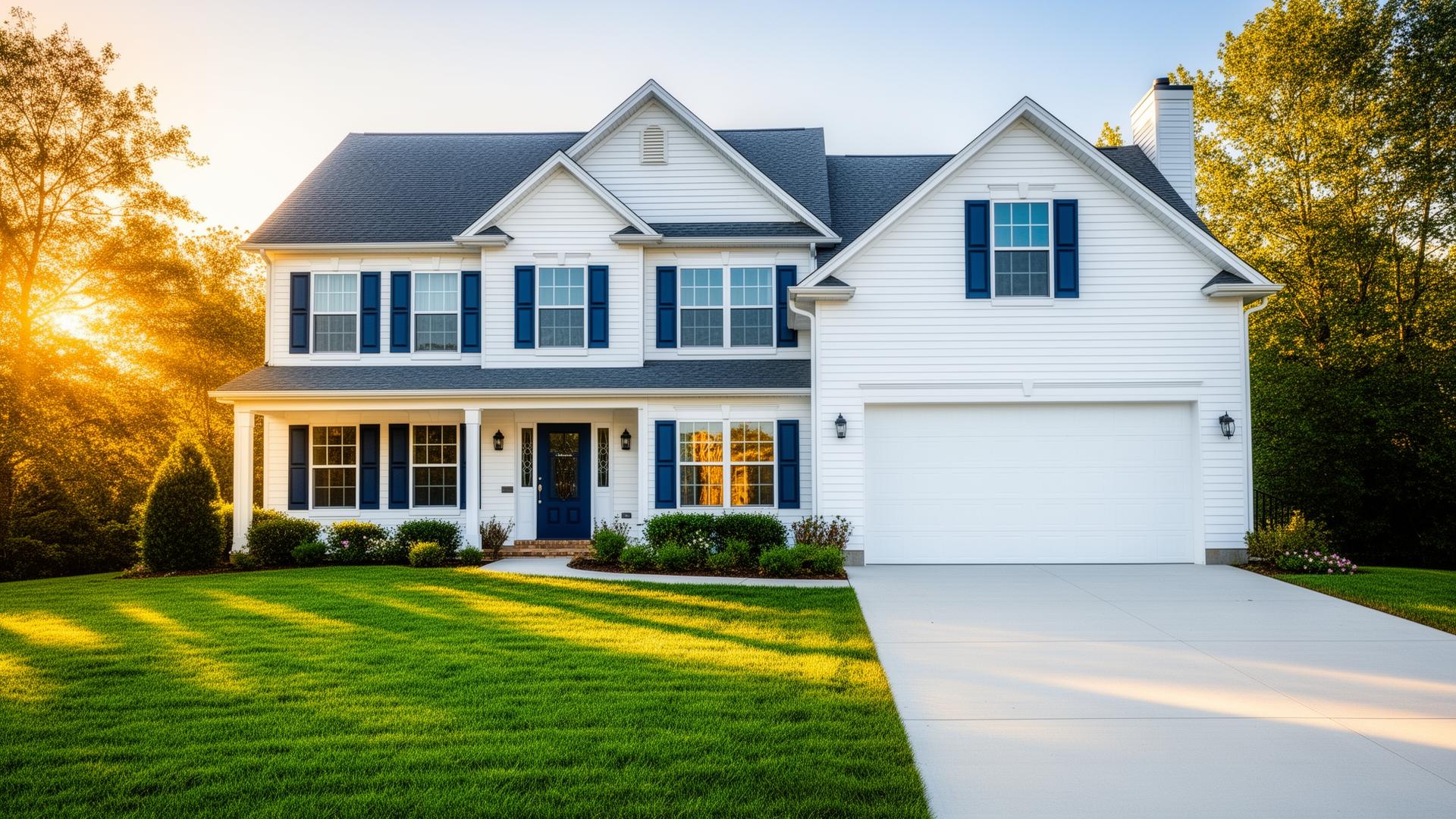 Beautiful suburban home professionally soft washed in Toledo, Ohio